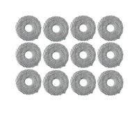 NKCVEZBW Compatible With L20 Ultra Robot Vacuum Spare Parts L30 Ultra Rubber Main Side Brushes Mop Cloths HEPA Filters Dust Bag Accessories(Mop Rag 12pcs)