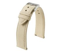 NKCVEZBW Compatible With Two-Sided Nylon 18mm 19mm 20mm 22mm 24mm Watchband Quick Release Sport Wristband Belt Compatible With Men(BEIGE 1,19mm)