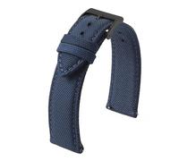 NKCVEZBW Compatible With Two-Sided Nylon 18mm 19mm 20mm 22mm 24mm Watchband Quick Release Sport Wristband Belt Compatible With Men(BLUE 2,22mm)
