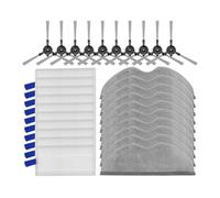 NKCVEZBW Compatible With Xiaomi Robot Vacuum E5/C108 Replacement Side Brush HEPA Filter Mop Pads Spare Parts Accessories