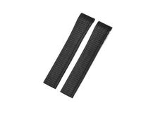 NKCVEZBW Soft And Elastic Silicone Rubber Watch Strap Compatible With Patek Philippe 5167R Grenade Aquanaut Series 21MM Watch Strap(Black-No Buckle)