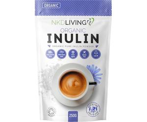 NKD Living Organic Inulin High Grade Prebiotic Fibre Powder (250g)
