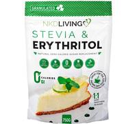 NKD Living Stevia Erythritol 11 Same Sweetness as Sugar Natural Zero Calor