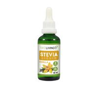 NKD Living Stevia Liquid Drops 50ml New Label Design Vanilla Flavoured wi