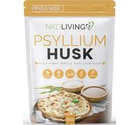 NKD Living Whole Psyllium husks (500g) Tested for Purity, Heavy Metals, Micro-Organisms and Pesticides