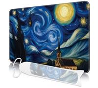 Nkddert MTG Playmat, 24x14in TCG Card Playmat Sewn Edges MTG Commander Playmat 3mm Thick Waterproof MTG Playmat with Storage Bag (Magic Motifs)