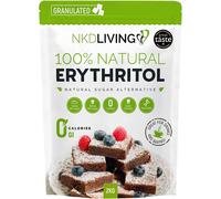 NKDLIVING 100 Natural Erythritol 2 Kg Granulated Zero Calorie Sugar Replac