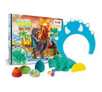 NKEE Dinosaur Bath Bomb Gift Set for Kids Age 3+ - 7 Bubble Bath Additives with Dino Bath Bombs, Bath Salts and Accessory - Fun Bath Toys and Surprise Gift for Children