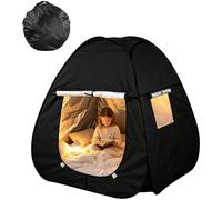 NKFBEV Sensory Tent, Kids Pop Up Tent, Blackout Tent with Organizer Bag, Foldable Pop Up Calm Down Tent, Calm Down Play Tent for Children with Autism, SPD, Anxiety to Play and Relax Improve Focus