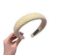 NKGWQ12*11cm2pcs Knitted Wool Headband For Women To Wash Their Faces In Autumn And Winter With High Head Hairpin For Going Out For Exercise
