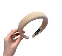 NKGWQ12*11cm2pcs Knitted Wool Headband For Women To Wash Their Faces In Autumn And Winter With High Head Hairpin For Going Out For Exercise