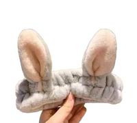 NKGWQ21cm2pcs Women's Face Wash Headband Headband Cute Rabbit Ears Bow Wash Makeup Hair Band Headband Hair Accessories