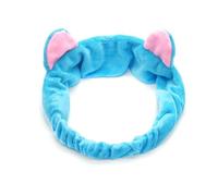NKGWQ23*7cm2-4pcs Face Wash Headband For Women Plush Three-dimensional Makeup Deer Horn Cat Rabbit Ears Headband Running Skin Care Headband