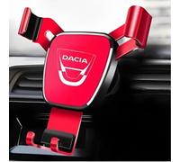 NKIANH Car Phone Holder, for Dacia Adjustable with One Button Release Cradle Super Stable Car Phone Holder,Red