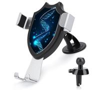 NKJJSTES 3-in-1 Car Phone Holder Adjustable Blue DNA Structure Car Phone Mount for All Smartphones & Car Models