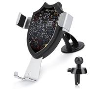 NKJJSTES 3-in-1 Car Phone Holder Adjustable Mathematics and Physics Car Phone Mount for All Smartphones & Car Models