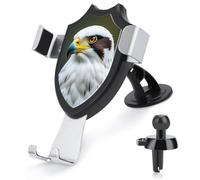 NKJJSTES 3-in-1 Car Phone Holder Adjustable Spear Falcon, White Eagle Car Phone Mount for All Smartphones & Car Models