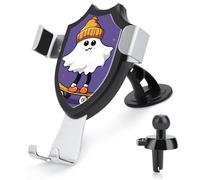 NKJJSTES 3-in-1 Car Phone Holder Adjustable The Ghost of Skateboards Car Phone Mount for All Smartphones & Car Models