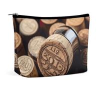 NKJJSTES Large Capacity Cosmetic Bag Waterproof Cosmetic Organizer Basketball on Fire Cosmetic Accessories Organizer for Women/girl, Wine bottle stopper, One Size