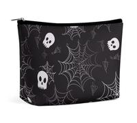 NKJJSTES Large Capacity Cosmetic Bag Waterproof Cosmetic Organizer Couple Owl Perch Tree Cosmetic Accessories Organizer for Women/girl, Halloween Goth, One Size