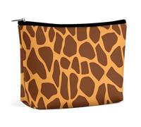 NKJJSTES Large Capacity Cosmetic Bag Waterproof Cosmetic Organizer Ravens Cosmetic Accessories Organizer for Women/girl, Giraffe Print, One Size