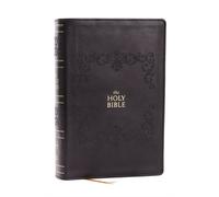 NKJV Bible: Personal Size Giant Print, Black Leathersoft, Holy Bible, Red