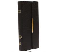 NKJV, Checkbook Bible, Compact, Bonded Leather, Black, Wallet Style, Red Letter : Holy Bible, New King James Version