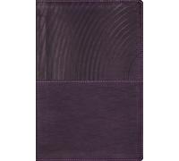 NKJV, Clear Focus Bible, Leathersoft, Purple : Read more of the Bible with better focus