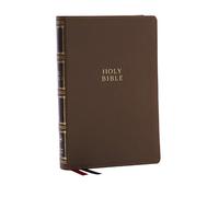 NKJV, Compact Center-Column Reference Bible, Brown Leathersoft, Red Letter, Comfort Print: New King James Version, Brown, Leathersoft, Compact Center-Column Reference, Red Letter, Comfort Print