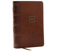 NKJV Compact Paragraph-Style Bible w/ 43,000 Cross References, Brown Leathersoft, Red Letter, Comfort Print: Holy Bible, New King James Version: Holy Bible, New King James Version