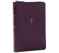 NKJV Compact Paragraph-Style Bible w/ 43,000 Cross References, Purple Leathersoft Zipper Closure, Red Letter, Comfort Print: Holy Bible, New King James Version: Holy Bible, New King James Version