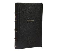 NKJV, End-of-Verse Reference Bible, Personal Size Large Print, Leathersoft, Black, Thumb Indexed, Red Letter, Comfort Print: Holy Bible, New King James Version