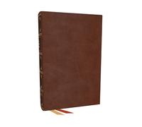 NKJV, End-of-Verse Reference Bible, Personal Size Large Print, Leathersoft, Brown, Red Letter, Comfort Print : Holy Bible, New King James Version