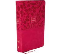 NKJV, End-of-Verse Reference Bible, Personal Size Large Print, Leathersoft, Pink, Red Letter, Comfort Print : Holy Bible, New King James Version