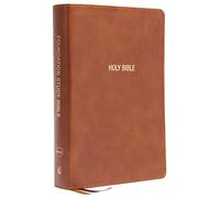 NKJV, Foundation Study Bible, Large Print, Leathersoft, Brown, Red Letter, Comfort Print : Holy Bible, New King James Version