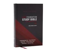 NKJV Foundation Study Bible, Wide-Margin, Black Hardcover, Red Letter: New King James Version, Black, Wide-Margin, Red Letter