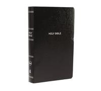 NKJV, Gift and Award Bible, Leather-Look, Black, Red Letter, Comfort Print