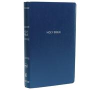 NKJV, Gift and Award Bible, Leather-Look, Blue, Red Letter, Comfort Print