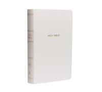 NKJV, Gift and Award Bible, Leather-Look, White, Red Letter, Comfort Print: Hol