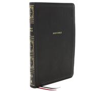 NKJV Holy Bible, Giant Print Thinline Bible, Black Leathersoft, Red Letter, Comfort Print: New King James Version