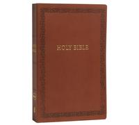 NKJV, Holy Bible, Soft Touch Edition, Leathersoft, Brown, Comfort Print : Holy Bible, New King James Version