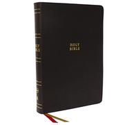 NKJV Holy Bible, Super Giant Print Reference Bible, Brown Bonded Leather, 43,000 Cross References, Red Letter, Thumb Indexed, Comfort Print: New King James Version