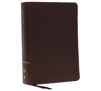 NKJV, Interleaved Bible, Journal Edition, Genuine Leather, Brown, Red Letter, Comfort Print: The Ultimate Bible Journaling Experience