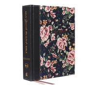 NKJV, Journal the Word Bible, Cloth over Board, Blue Floral, Red Letter, Comfort Print: Reflect, Journal, or Create Art Next to Your Favorite Verses