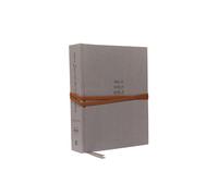 NKJV Journal the Word Bible Cloth over Board Gray Red Letter Comfort P