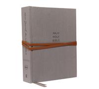 NKJV, Journal the Word Bible, Cloth over Board, Gray, Red Letter, Comfort Print : Reflect, Journal, or Create Art Next to Your Favorite Verses