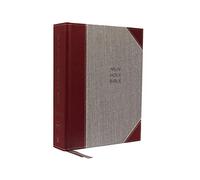 NKJV, Journal the Word Bible, Cloth over Board, Gray/Red, Red Letter, Comfort Print: Reflect, Journal, or Create Art Next to Your Favorite Verses