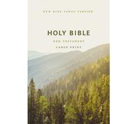 NKJV Large Print Outreach New Testament Bible, Scenic Softcover, Comfort Print