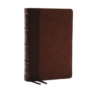 NKJV, Large Print Thinline Reference Bible, Blue Letter, Maclaren Series, Leathersoft, Brown, Comfort Print : Holy Bible, New King James Version