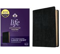 NKJV Life Application Study Bible, Third Edition, Large Print (Red Letter, Bonded Leather, Black): Nkjv Life Application Study Bible, Red Letter, Bonded Leather, Black